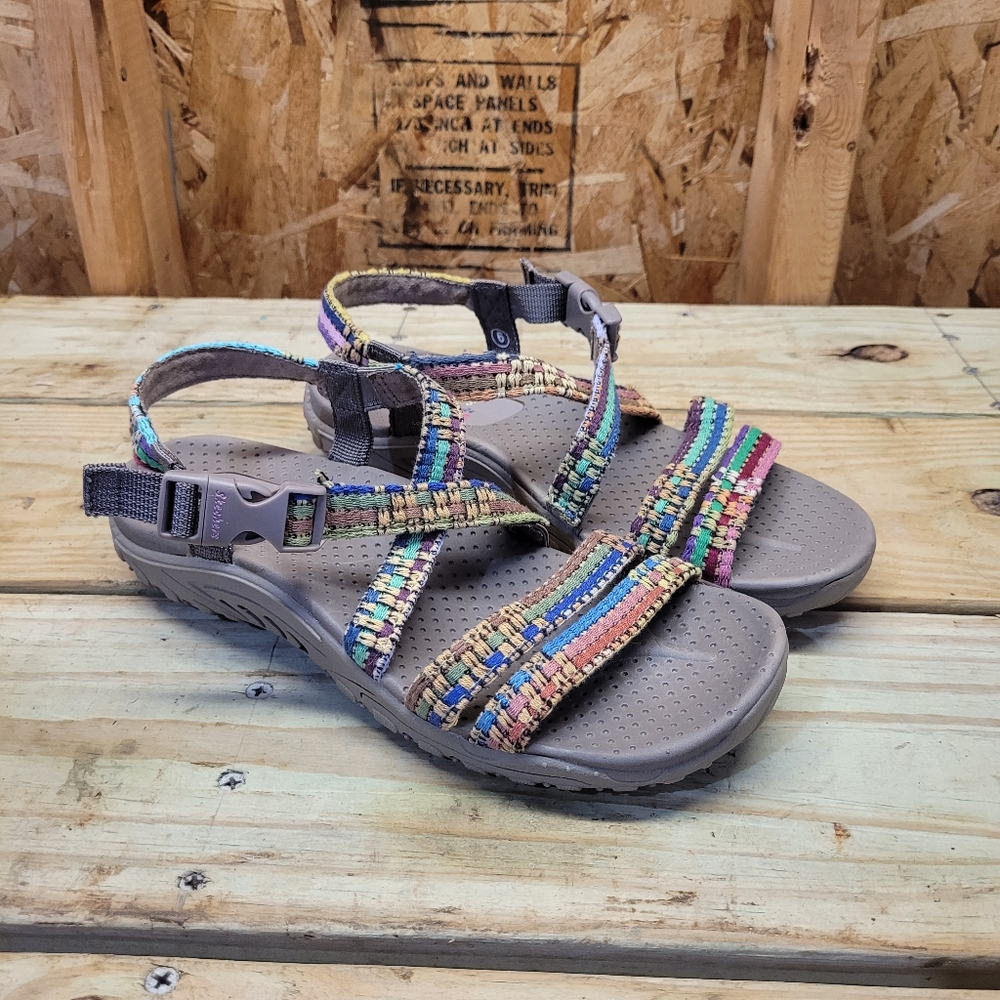 New Sketchers Reggae Sandals Womens Size 6 Sporty Strappy Boho